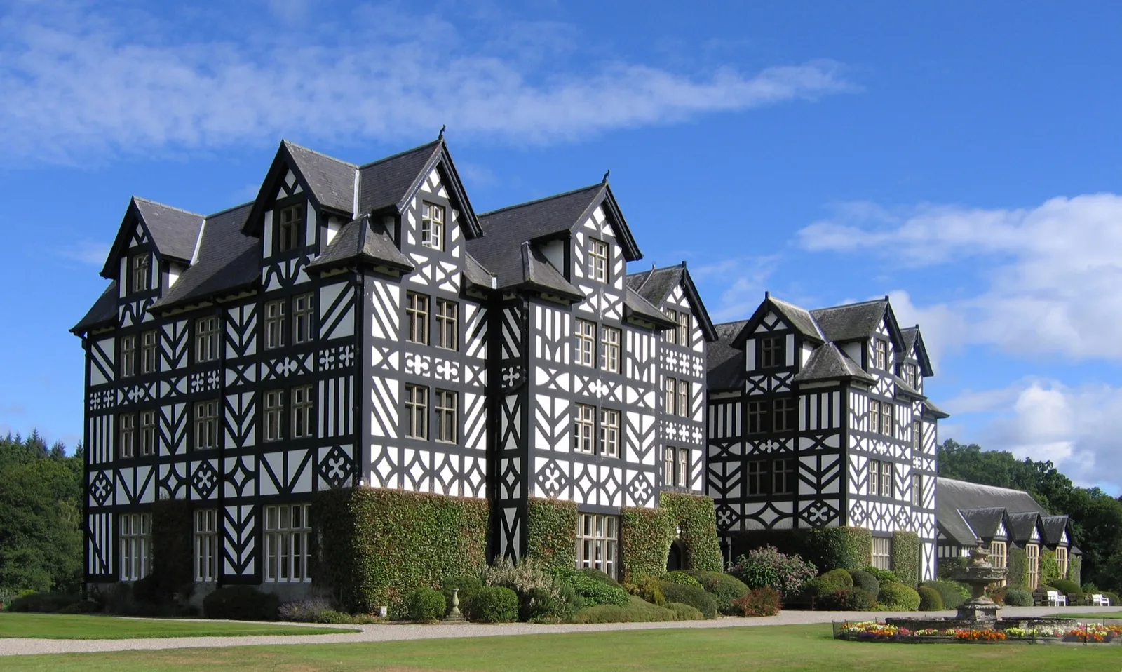 Gregynog Hall, a historic country house wedding venue near Newtown, Powys